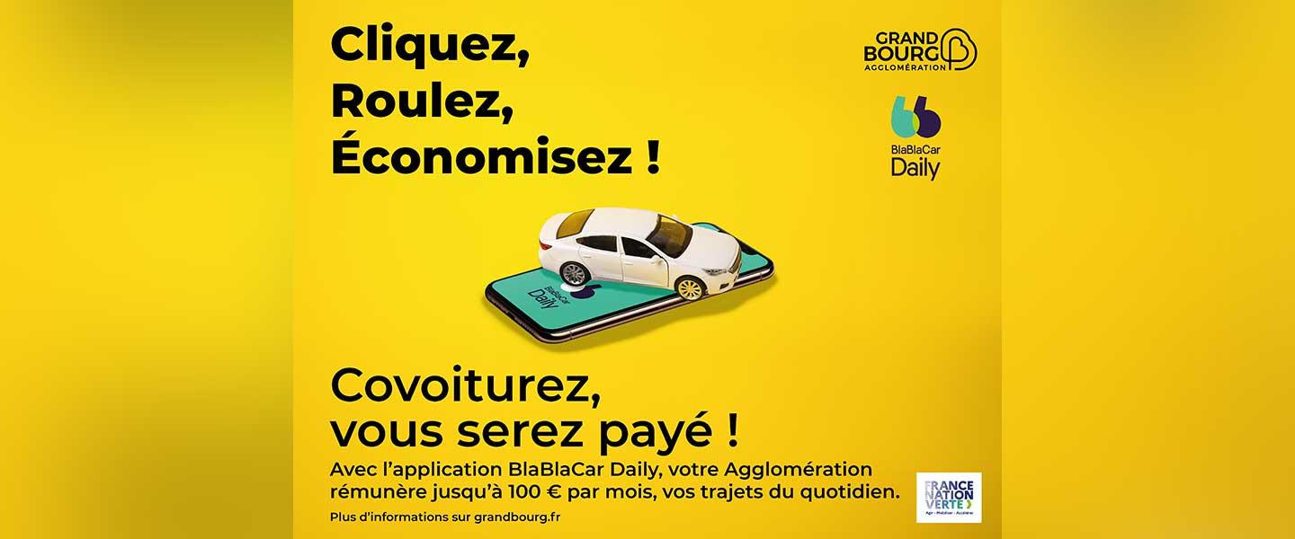 blablacar daily grand bourg agglomération covoiturage ain