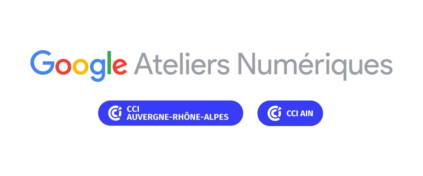 Bannière Actualité Google Ateliers Numériques