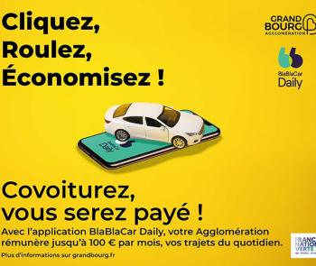 blablacar daily grand bourg agglomération covoiturage ain